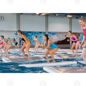 Best Quality Inflatable Antislip Yoga <strong>Mat</strong> Home Fitness Board <strong>Aqua</strong> Sport Air Track Foldable Sport <strong>Mat</strong> - Product Image 3