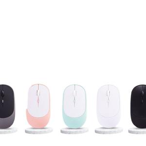 Souris sans fil Lulin, souris d'ordinateur silencieuse BT et 2.4G avec 1600 DPI, souris de bureau ergonomique, souris portable et mignonne pour ordinateur portable/PC/<span class=keywords><strong>Mac</strong></span> - Product Image 1