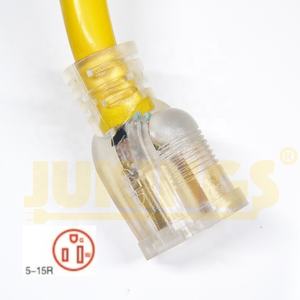 25ft Power Retract able 10/3 Elektrische Verlängerung kabel für den Außenbereich 15A 125V Hochleistungs-wasserdichtes PC-Material Kupfer - Product Image 5