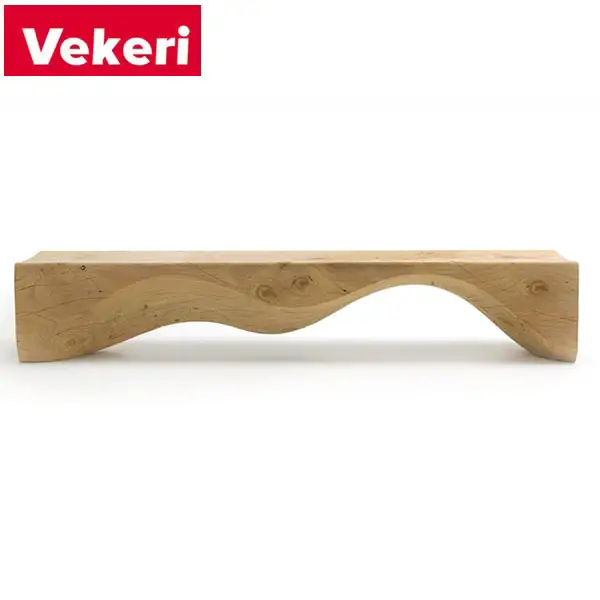 New Design Irregularly Shaped Solid Wood Bench For Outdoor Indoor