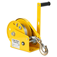 Çin Fabrikası 600-3000LBS Kendinden Kilitlemeli El Vinci, 10-30M Çelik Halatlı, Römork, Denizcilik, Arazi Kurtarma Ekipmanları için