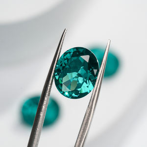 Redleaf nuovo arrivo YAG <span class=keywords><strong>Paraiba</strong></span> <span class=keywords><strong>pietra</strong></span> ovale blu verde <span class=keywords><strong>paraiba</strong></span> pietre sintetiche color tormalina allentata <span class=keywords><strong>paraiba</strong></span> - Product Image 5