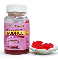 Gummies de Myo-Inositol et D-Chiro-Inositol (60 pièces) à Marque Blanche – Rapport 40:1 – Soutien à l'Équilibre Hormonal Féminin et à la Régularité du Cycle – Fournisseur OEM