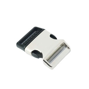 Side Release Buckle Zinc Alloy 38mm Silver For Bags Adjustable <b>Webbing</b> Buckles Hardware Accessories - Product Image 3