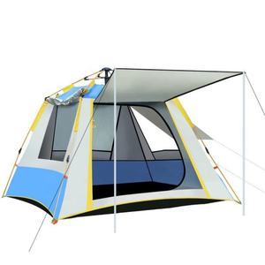 Factory Direct Supply Oxford Four-Season <b>Waterproof</b> Hiking Portable Beach Folding Automatic Popup Instant Camping Small <b>Tent</b> - Product Image 4