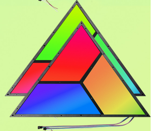 RGB Full Color <strong>LED</strong> <strong>Triangle</strong> Panel <strong>Light</strong> Programmable Pixel <strong>Light</strong> for Ceiling for bar Background - Product Image 5