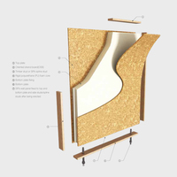 Kit de construction de maison préfabriqué modulaire petit triangle villas panneaux de gorgée préfabriqués sur mesure