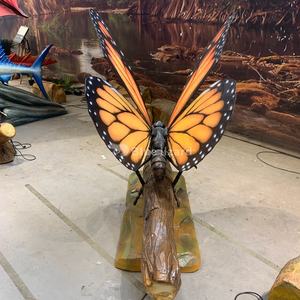 Insectos animales animatrónicos de alta calidad de jardines botánicos modelo de mariposa colorida a la venta - Product Image 5