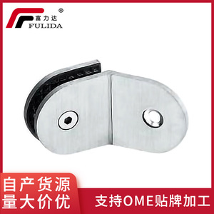 คลิปหนีบกระจกสแตนเลสแบบ L ชนิดขัดเงา สำหรับประตูกระจกนิรภัยแบบไร้กรอบ - Product Image 4