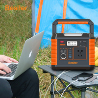 Générateur solaire 78000mAh USB Type C DC AC 330W avec batterie au lithium 220V, alimentation portable, station d'alimentation pour le camping
