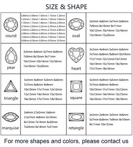 โรงงานผลิตอัญมณีโกลด์ลีฟ ราคาโรงงาน ไพลินสังเคราะห์ทรงคุชชั่น สีชมพู แดง เหลือง ขนาด 4 มม.-10 มม. - Product Image 4