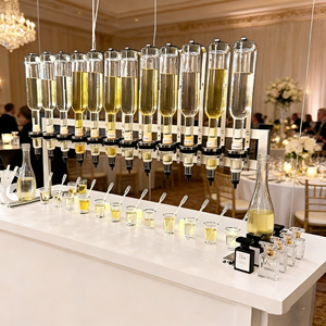 Dispenser di Profumo da Tavolo o da Parete in Oro dal Design Elegante, <span class=keywords><strong>per</strong></span> 6 Bottiglie, Macchina Riempitrice di <span class=keywords><strong>Liquidi</strong></span> da 375/500/750ML <span class=keywords><strong>per</strong></span> Eventi e Matrimoni - Product Image 2