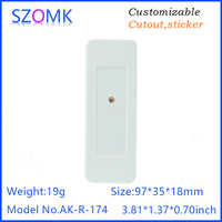 97*35*18mm Détecteur magnétique de porte rectangulaire Réseau IOT sans fil Boîte en plastique intelligente Boîte de commutation de capteur de porte d'accès à distance pour porte