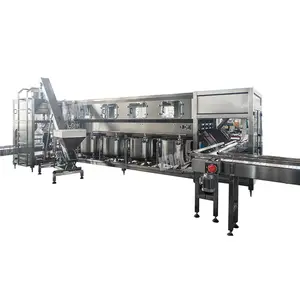 Automatic 5 gallon bottle drinking water filling capping machine production line water bottling filling bottled water filter