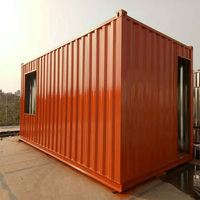 Maison conteneur modulaire préfabriquée pour hôtel, salon, bureau à domicile - Cadre en acier galvanisé, isolation PU, garantie 30 ans