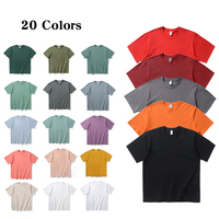 MT2262 T-shirts unisexes de haute qualité, personnalisés, grande taille, 260g, 100% coton, uni, pour hommes, tailles plus grandes