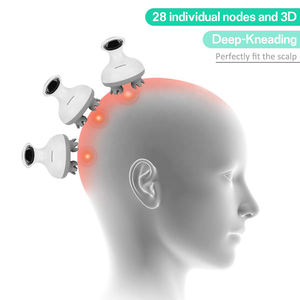 Masajeador de Cabeza Inteligente JMK, Masajeador de Cuero Cabelludo con Vibración Shiatsu, Luz Roja para el Crecimiento del Cabello - Product Image 3