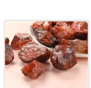 Đá Carnelian thô tự nhiên, nguyên khối, không đều, dùng trong chữa bệnh - Product Image 6