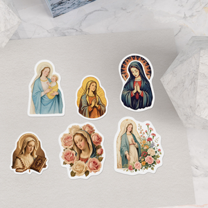 Pegatinas para Festivales, 480 Piezas, Jesús, Virgen María, Católicas, Tarjetas de Felicitación para <span class=keywords><strong>la</strong></span> Temporada de Graduación - Product Image 1
