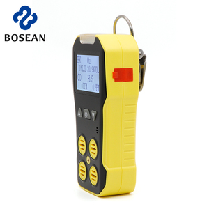 Détecteur de gaz multi-gaz portable Bosean BH-4A IP65 avec batterie au lithium rechargeable et alarme sonore/lumineuse/vibrante - Product Image 3