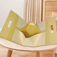 Boîte cadeau magnétique en papier pliable personnalisée pour vêtements et chaussures avec poignée