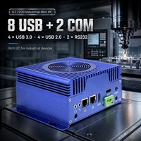 Computadora Industrial en Caja Intel de 10.ª a 13.ª Generación Ultra 5 7, Doble HDMI, Doble LAN, RS232 para Control de Máquinas CNC