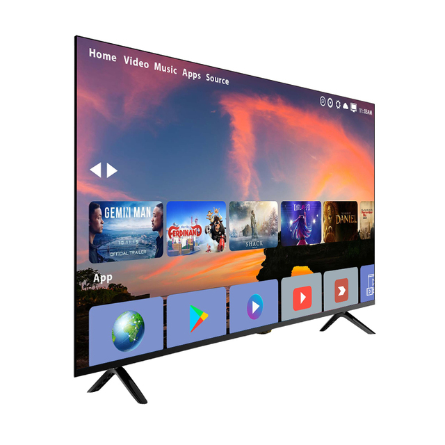 Wholesale 43inch Flat Screen LCD Display 4K UHD LED TV 43 Inch Television Smart TV