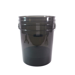 20L 5 Gallon Custom Plastic <b>Bucket</b> With Lid Handle Grid Guard Insert Plastic Car Wash Clear <b>Bucket</b> - Product Image 3