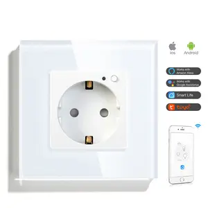 MVAVA 16A Smart Socket Plug Inwall Switch Socket WIFI Outlet Tuya Alexa Google Home UK/EU/FR/Universal Smart Switch Smart Home