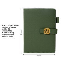Carnet de notes professionnel A5 personnalisé en PU avec fermeture magnétique, idéal pour les réunions de bureau, avec impression de logo