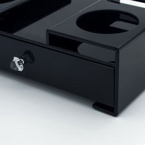 Hotel Annehmlichkeiten Verbrauchs material Box Acryl Aufbewahrung halter Gast freundschaft Tablett mit platzsparenden Schublade - Product Image 3