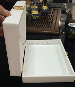 Tùy chỉnh màu trắng hộp <span class=keywords><strong>acrylic</strong></span> với khóa - Product Image 5