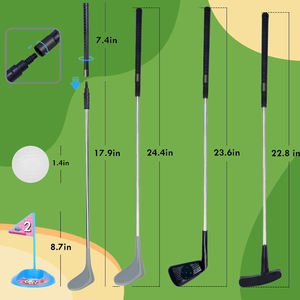 15 pièces Deluxe Happy Young Golfeur Kit de sport <span class=keywords><strong>D</strong></span>éveloppement physique et mental Ensemble de clubs de golf pour enfants - Product Image 2