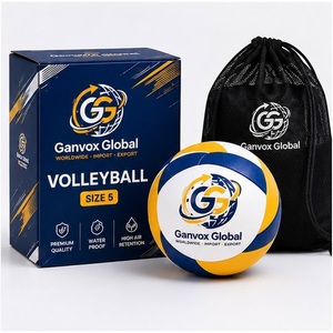 วอลเลย์บอลขนาด 5 กันน้ำได้ รักษาแรงลมได้ดี ทนทาน เหมาะสำหรับการฝึกซ้อมและการแข่งขัน พร้อมกระเป๋าสำหรับพกพา สำหรับกีฬาในร่มและกลางแจ้ง - Product Image 1
