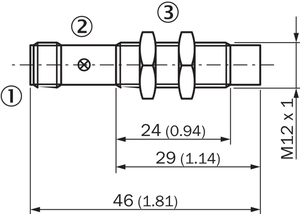 Hot-bán bệnh 1040791 IME12-08NNOZC0K Cảm biến tiệm cận cảm ứng: ime loạt - Product Image 2