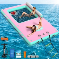 FBsport Docks flottants gonflables, Plateformes de travail flottantes, Blocs flottants gonflables Drop Stitch, Nouveau Dock Flottant