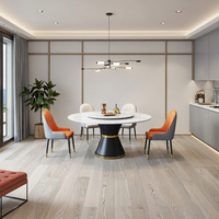Moderne runde Esstisch stühle für Haus & Restaurant Großer kommerzieller Marmor tisch für Wohnzimmer Neues Design