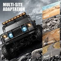 Voitures RC 4x4 à l'échelle 1:12 H1 BG1535, camion télécommandé 2,4 GHz, vitesse maximale de 30 km/h, véhicule tout-terrain RC pour garçons