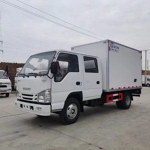 Camion frigorifique ISUZU 100p 4x2 à double rangée, fourgonnette de transport de marchandises sèches, prix abordable, camion frigorifique pour produits surgelés - Product Image 2