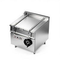 Matériel de cuisine de grande capacité pour la restauration, poêle à braiser inclinable au gaz commercial, poêle à frire en acier inoxydable pour la cuisine