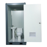 Toilettes préfabriquées mobiles modernes pour chantiers de construction, sanitaires à faible coût, bâtiments préfabriqués extérieurs, panneaux en acier, fabrication chinoise, portables