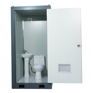 Baños Prefabricados Móviles Modernos para Obras de Construcción, Baños de Bajo Costo, Edificios Prefabricados para Exteriores, Paneles de Acero, Portátiles, Hechos en China - Product Image 5