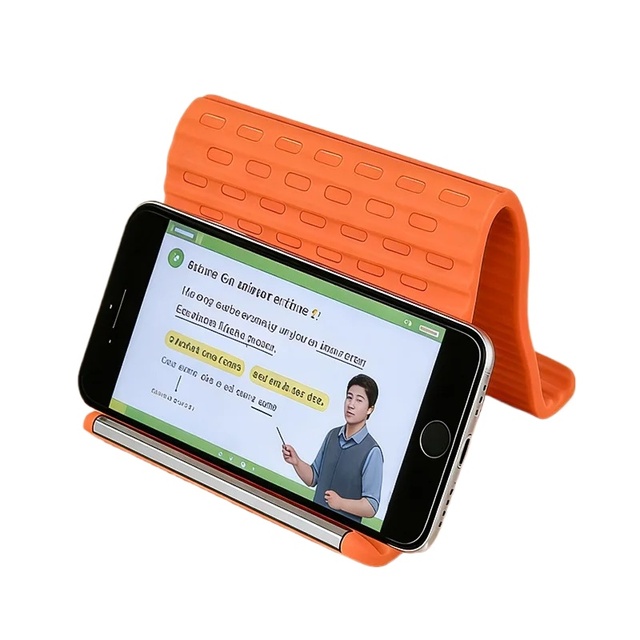 Portable Foldable Silicone Phone Holder Bendable Freely Into Any Shape Multi-angle Adjustable Stand for Mobile Phone