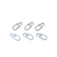 Poulies et crochets pour tringles à rideaux - Petits crochets pointus pour tringles droites - Design moderne et minimaliste en plastique PPABS - Vente en gros
