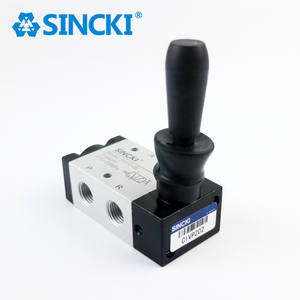 3H210-08 nuova valvola di controllo aria industriale pneumatica 3 porta 2 posizione con interruttore a leva manuale tipo filtro normalmente chiuso - Product Image 4