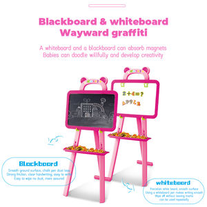 Set de <span class=keywords><strong>peinture</strong></span> et d'apprentissage à la <span class=keywords><strong>peinture</strong></span>, outils d'écriture multifonctionnels, <span class=keywords><strong>tableau</strong></span> blanc Double face, planche à dessin magnétique, jouet pour enfants, 10 pièces - Product Image 6