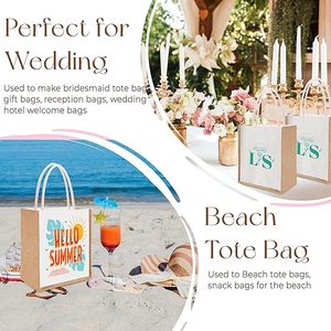 Bolsas de yute con mango de moda <span class=keywords><strong>Natura</strong></span> de la mejor calidad, bolsas de compras de primera calidad, cierre de cremallera reutilizable reciclable ecológico - Product Image 2