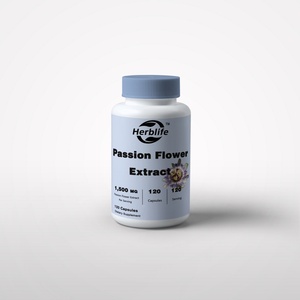 Venta Caliente OEM - Personalizable - Extracto de Flor de la Pasión (1500 mg Equivalentes) 120 Cápsulas - Sin Gluten, Sin OMG - Product Image 1