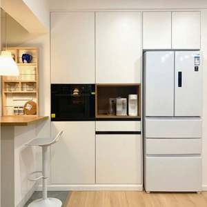 Custom <b>Grey</b> Italian Style <b>Sideboard</b> <b>Cabinet</b> Luxury Refrigerator Storage <b>Cabinet</b> - Product Image 4