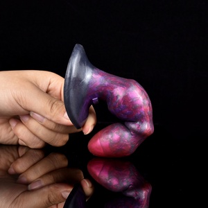 New Monster Anal <b>Dildo</b> Soft Silicon Small Butt Plug with Strong Suction Cup Anal Sex Toy - Product Image 5